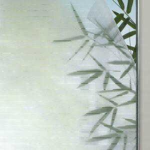 Folia okienna statyczna mleczna linie 45 x 150 cm