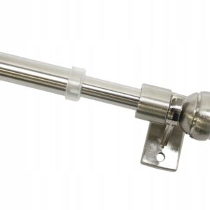Pręt do zazdrostek rozsuwany 8/10mm stal 80-140 cm