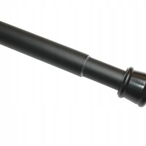 Drążek rozporowy do zasłon czarny 90-140cm Ø23/26