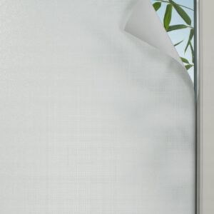 Folia okienna statyczna mleczna textile 67,5x150cm