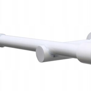 Karnisz rozsuwany Kreta biały 120-210 cm